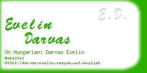 evelin darvas business card